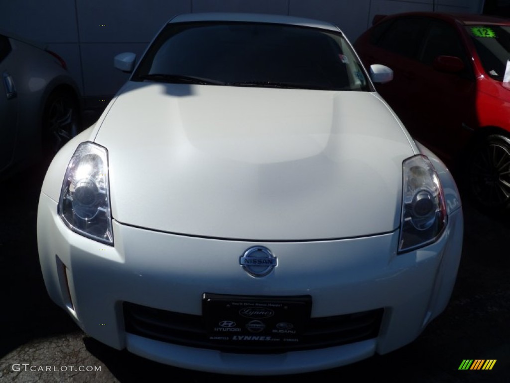 2007 350Z Touring Coupe - Pikes Peak White Pearl / Charcoal photo #1