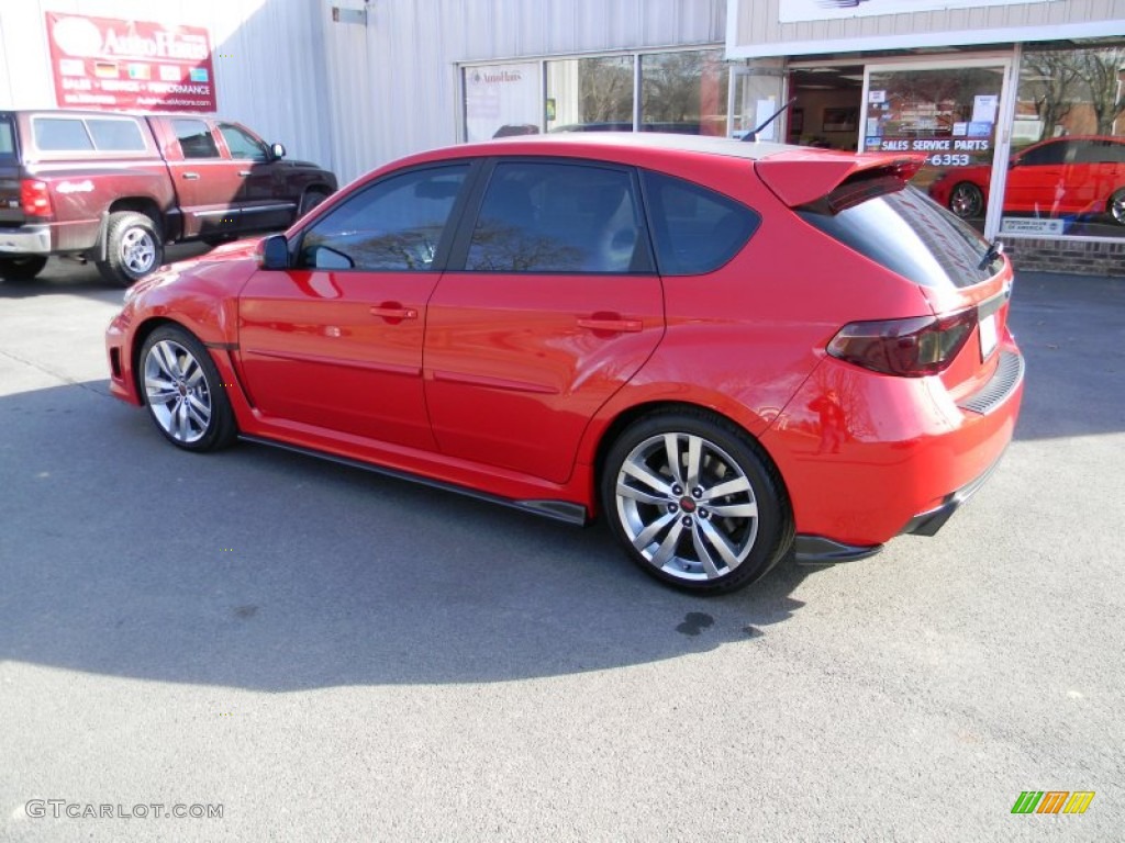 2011 Impreza WRX STi - Lightning Red Pearl / STI  Black/Alcantara photo #3