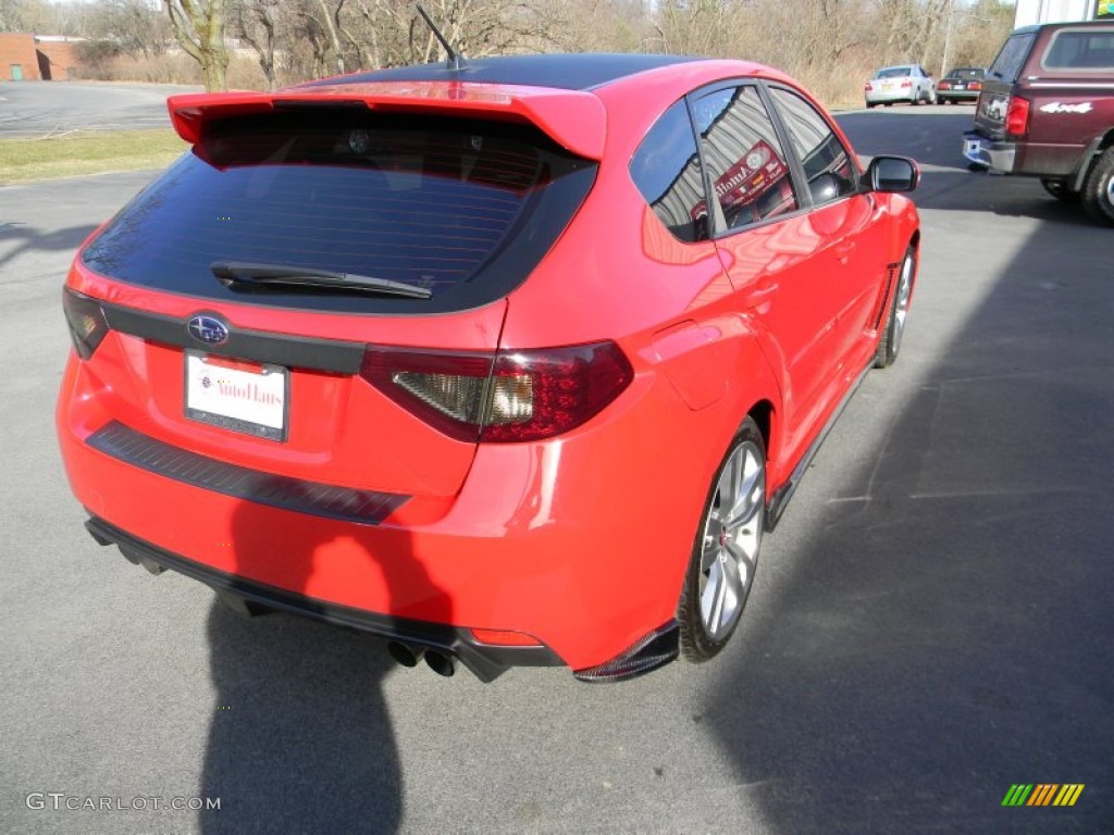 2011 Impreza WRX STi - Lightning Red Pearl / STI  Black/Alcantara photo #6