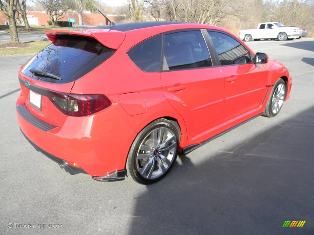 2011 Impreza WRX STi - Lightning Red Pearl / STI  Black/Alcantara photo #7