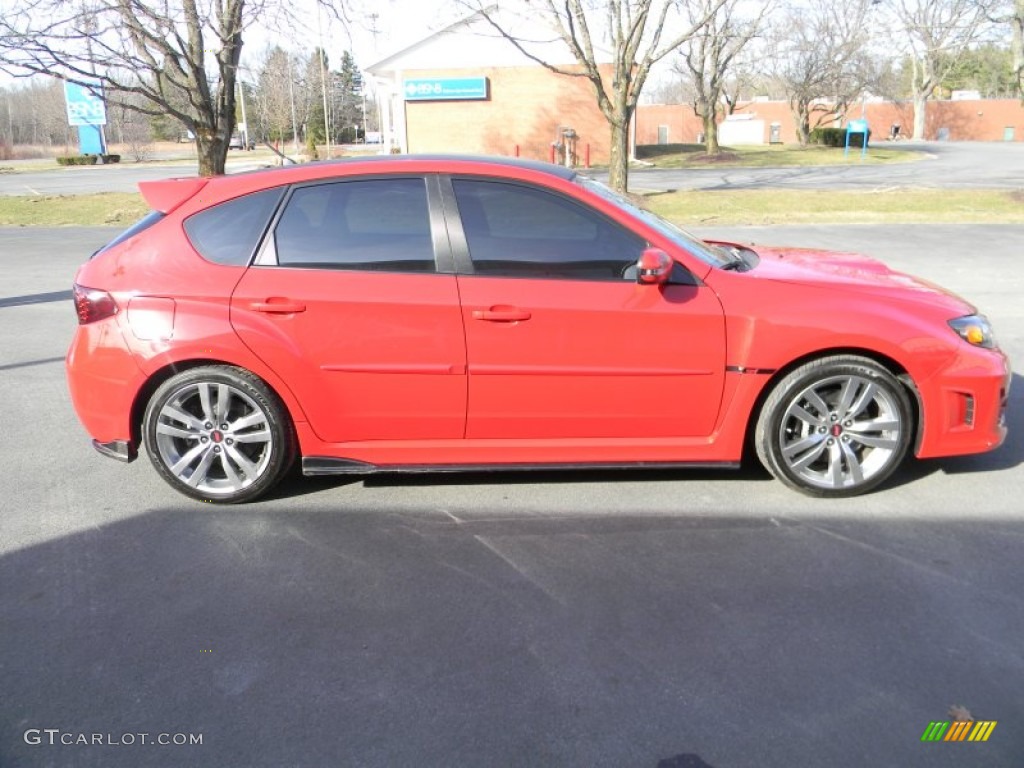 2011 Impreza WRX STi - Lightning Red Pearl / STI  Black/Alcantara photo #8