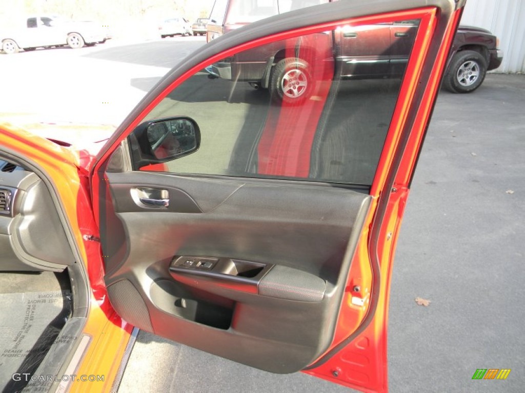2011 Impreza WRX STi - Lightning Red Pearl / STI  Black/Alcantara photo #18