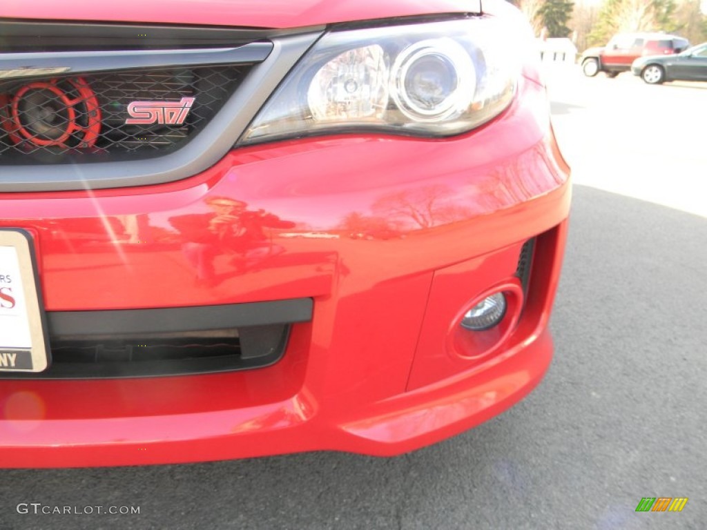2011 Impreza WRX STi - Lightning Red Pearl / STI  Black/Alcantara photo #31