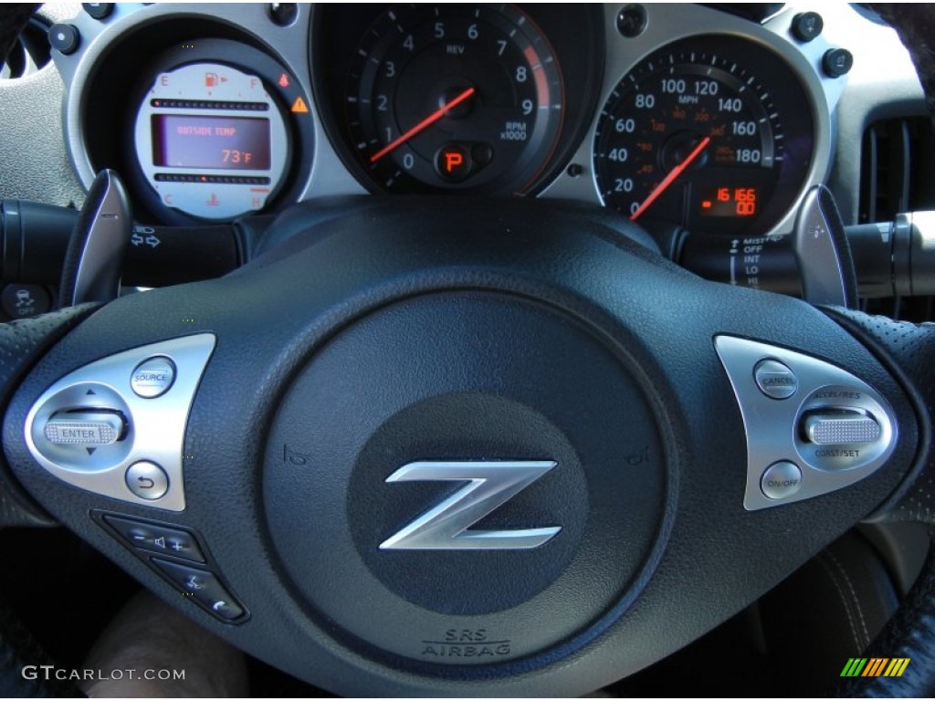 2012 370Z Coupe - Pearl White / Black photo #21