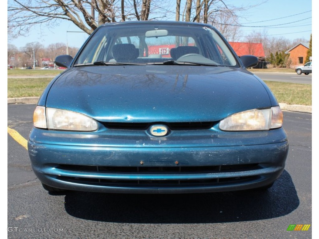 2000 Prizm  - Dark Blue-Green Metallic / Dark Charcoal photo #2