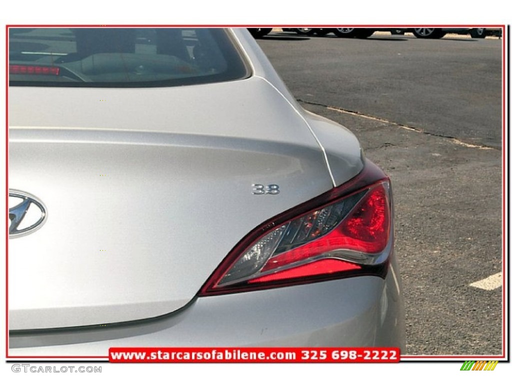 2013 Genesis Coupe 3.8 Grand Touring - Platinum Metallic / Black Leather photo #6