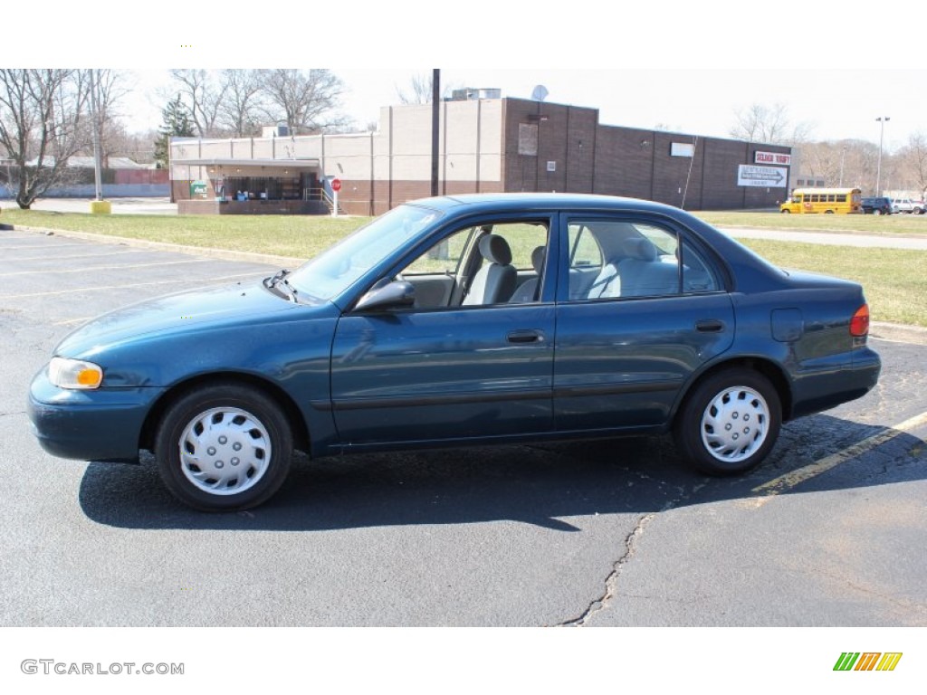 2000 Prizm  - Dark Blue-Green Metallic / Dark Charcoal photo #3