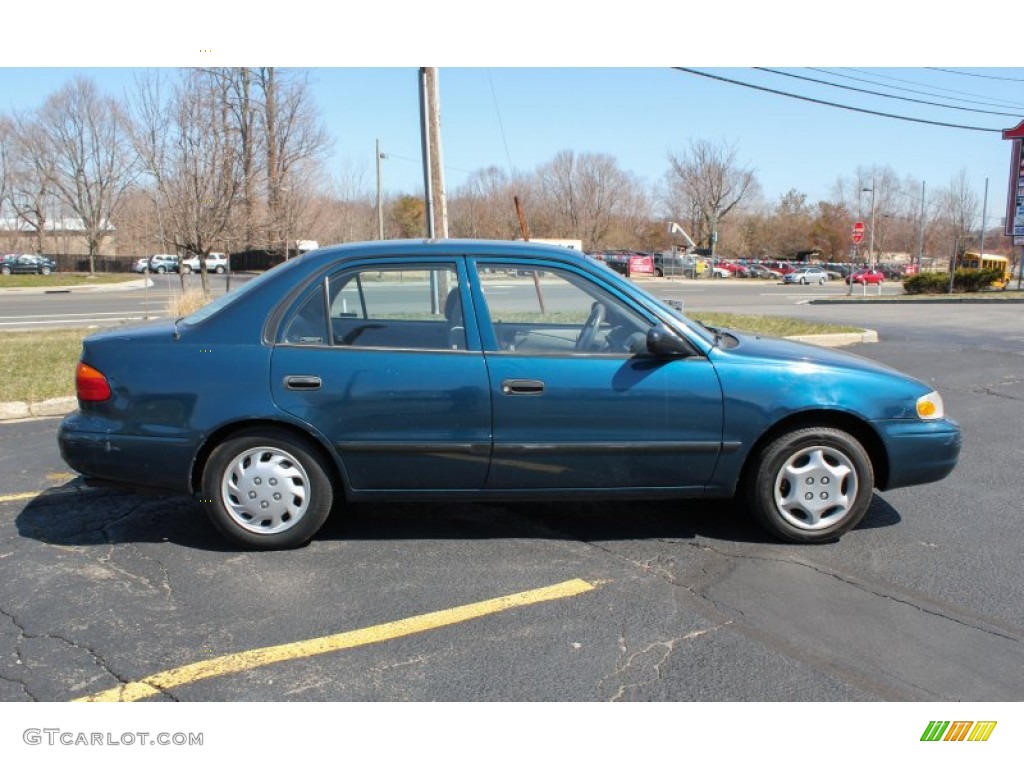 2000 Prizm  - Dark Blue-Green Metallic / Dark Charcoal photo #7