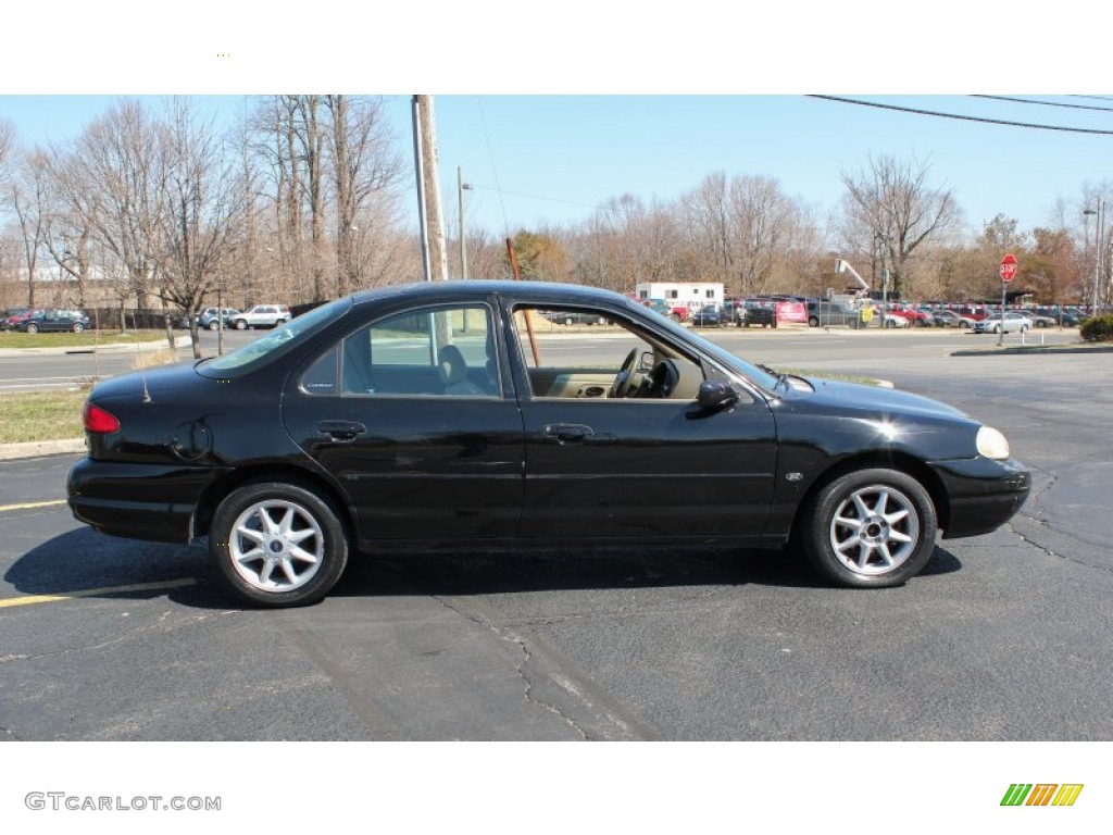 1999 Contour SE - Black / Medium Dark Prairie Tan photo #5