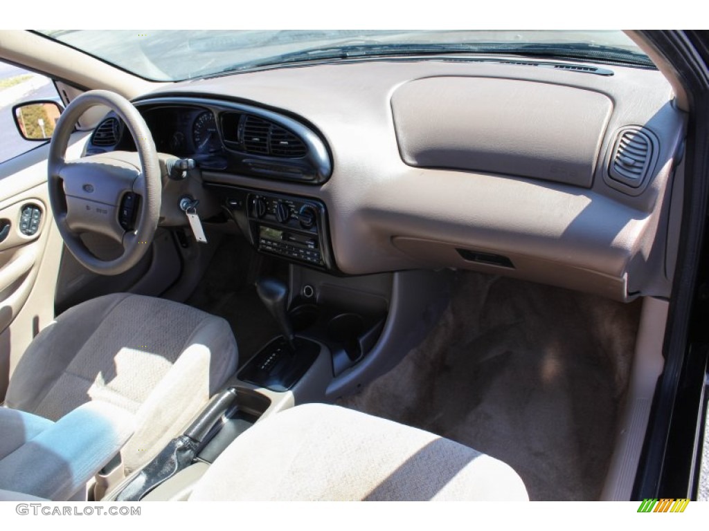 1999 Contour SE - Black / Medium Dark Prairie Tan photo #7