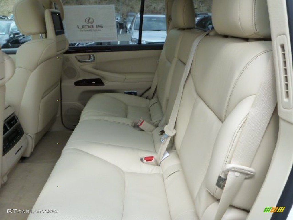 Parchment/Mahogany Accents Interior 2013 Lexus LX 570 Photo #79499300