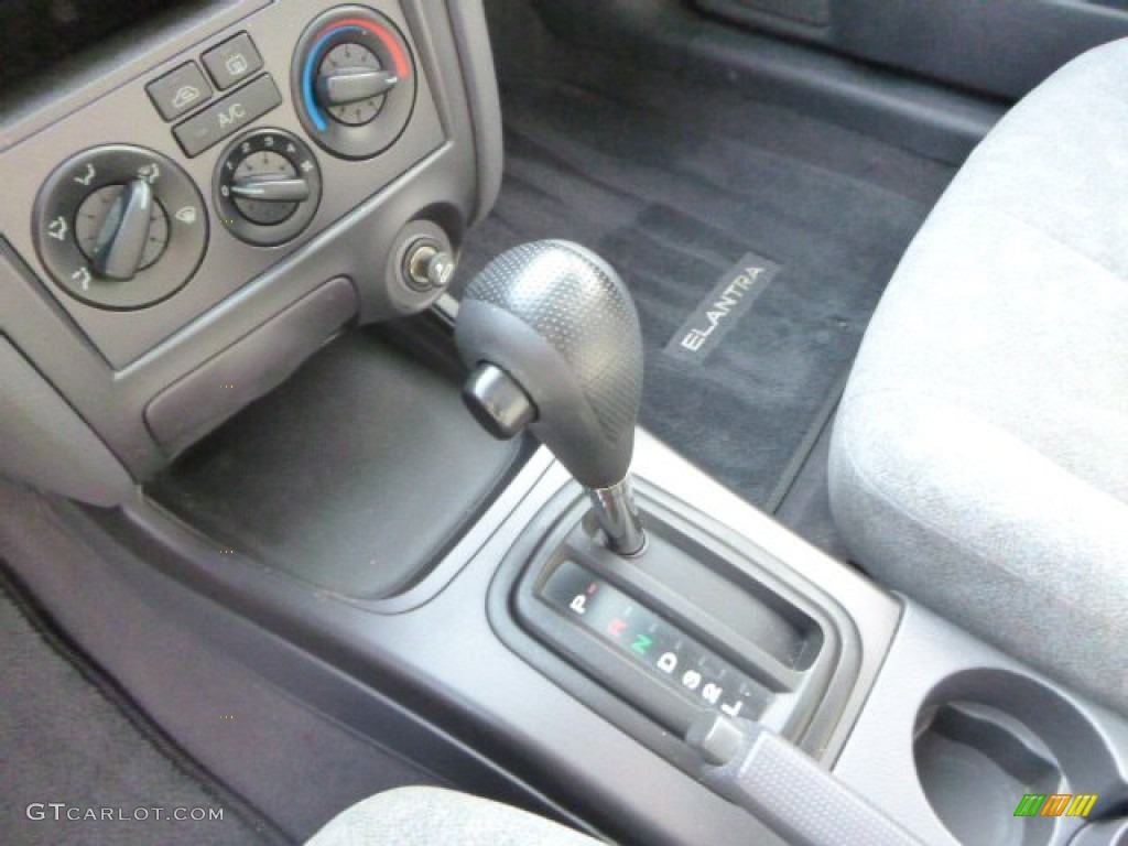 2002 Elantra GLS Sedan - Silver Pewter / Gray photo #12