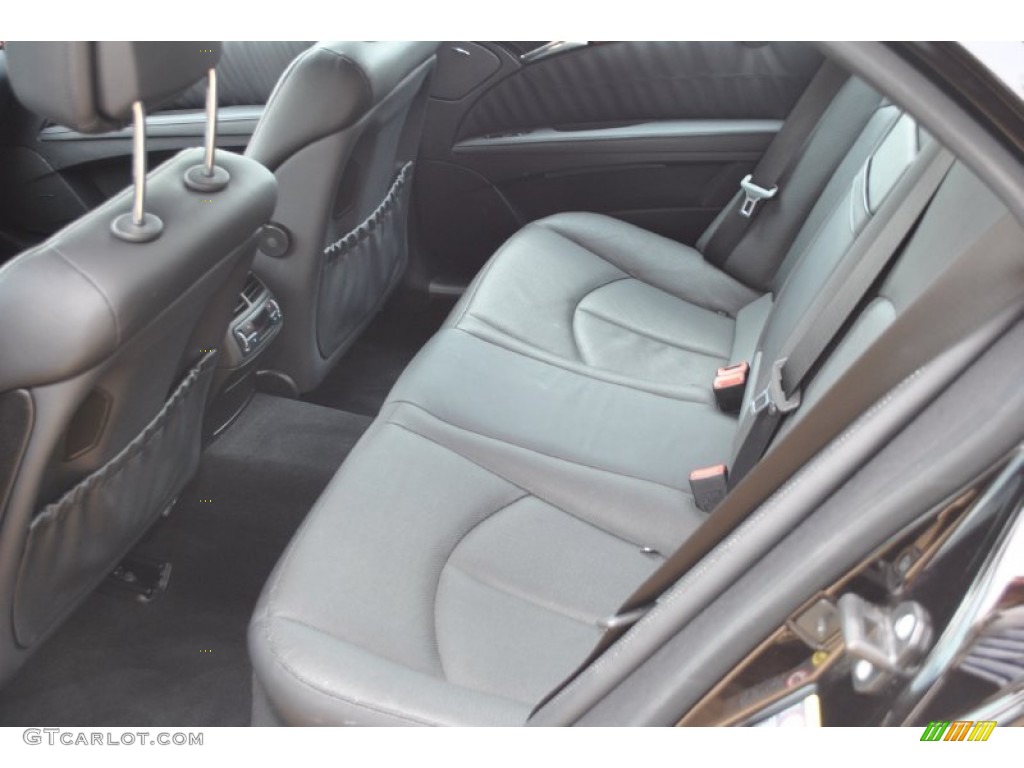 2008 E 550 4Matic Sedan - Black / Black photo #5