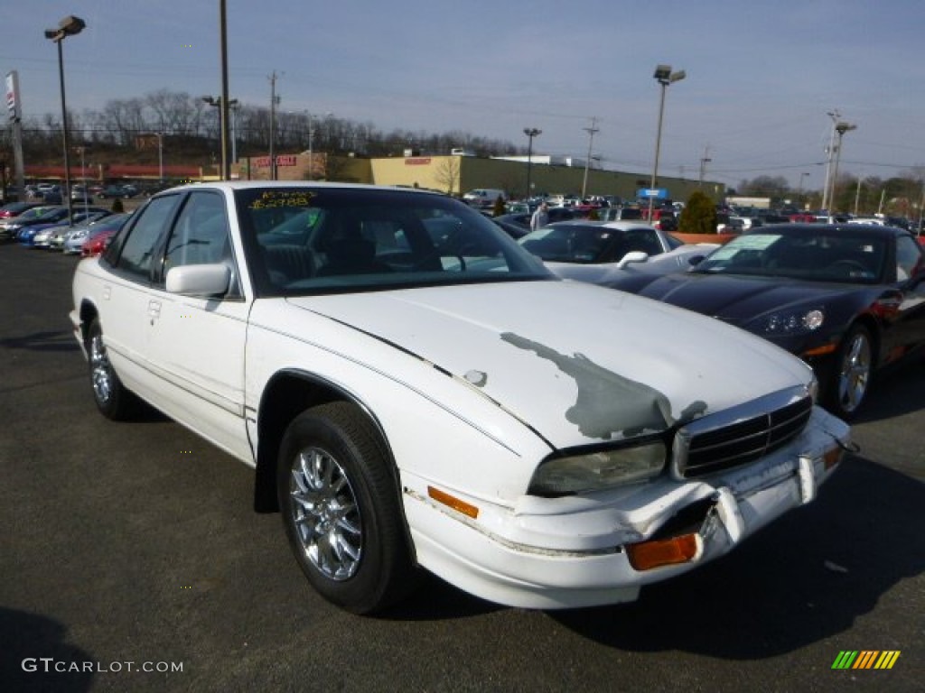 1994 Regal Custom Sedan - Bright White / Blue photo #1