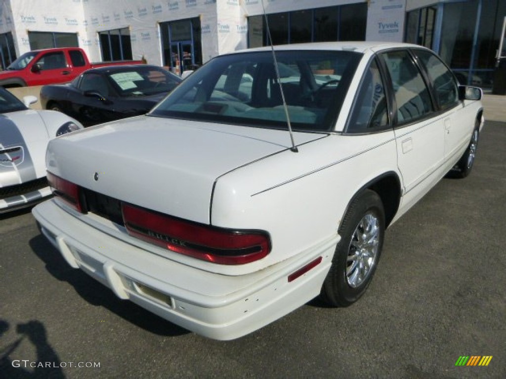 1994 Regal Custom Sedan - Bright White / Blue photo #2