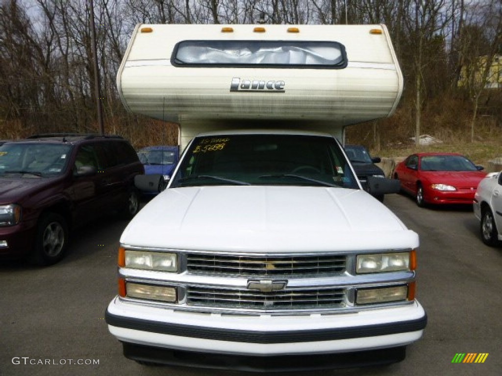 1998 C/K 2500 C2500 Extended Cab - White / Gray photo #5