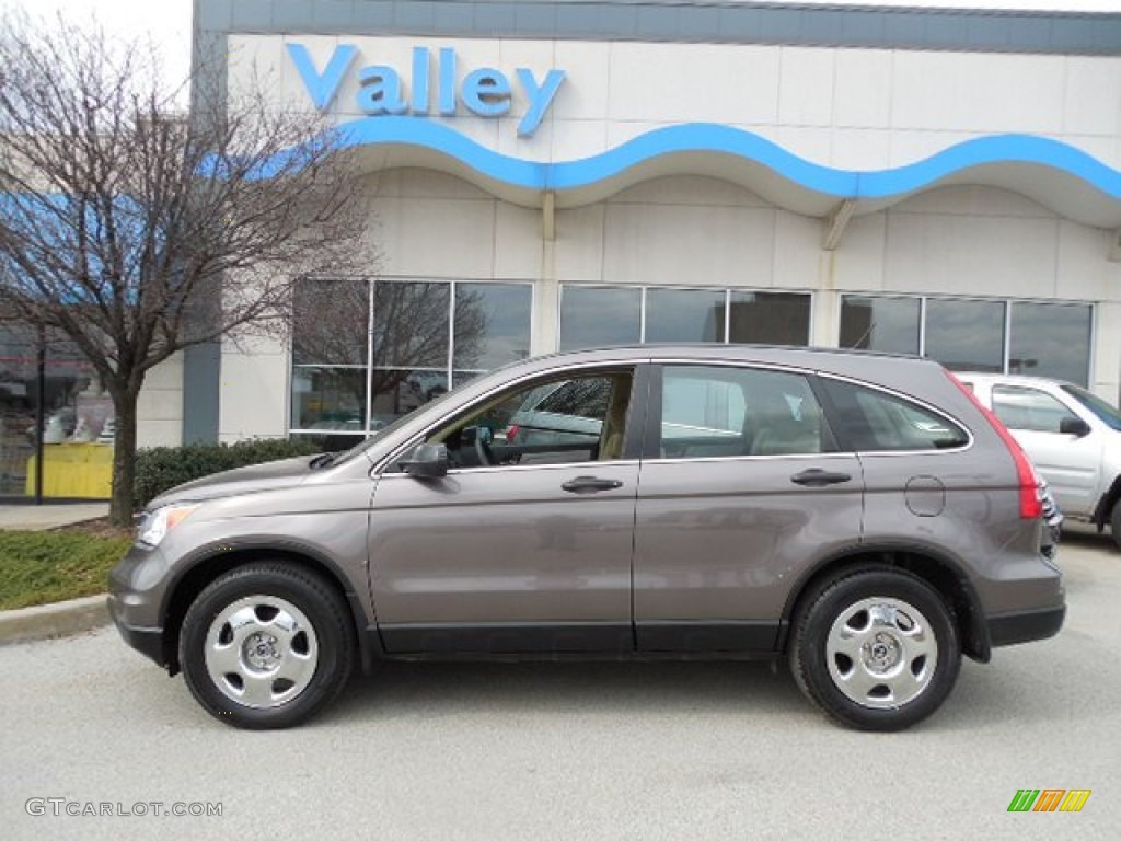 2010 CR-V LX AWD - Urban Titanium Metallic / Ivory photo #2