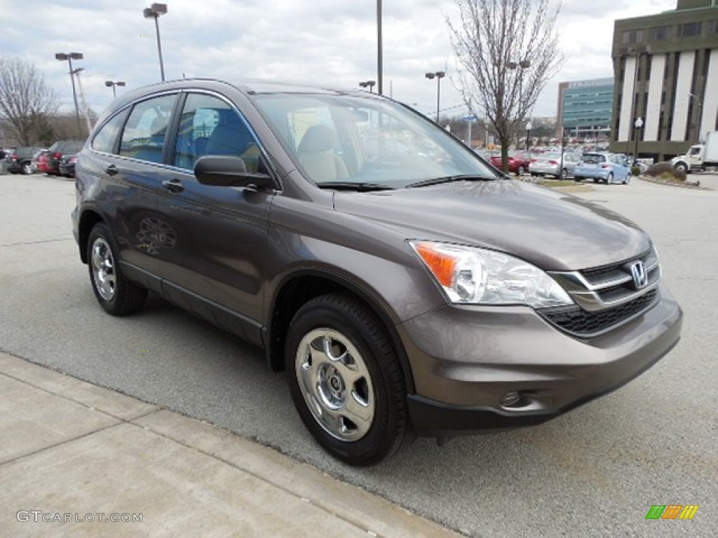 2010 CR-V LX AWD - Urban Titanium Metallic / Ivory photo #5