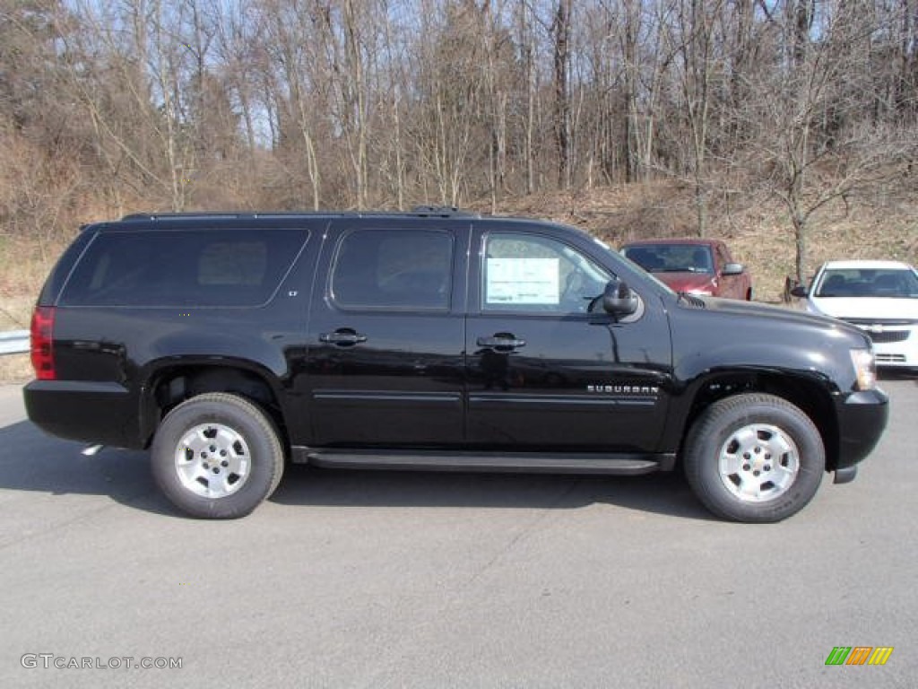 2013 Suburban LT 4x4 - Black / Ebony photo #1