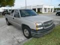 2004 Silver Birch Metallic Chevrolet Silverado 1500 Work Truck Extended Cab  photo #3