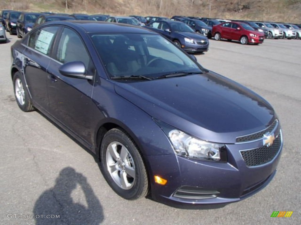 2013 Cruze LT - Atlantis Blue Metallic / Jet Black photo #2