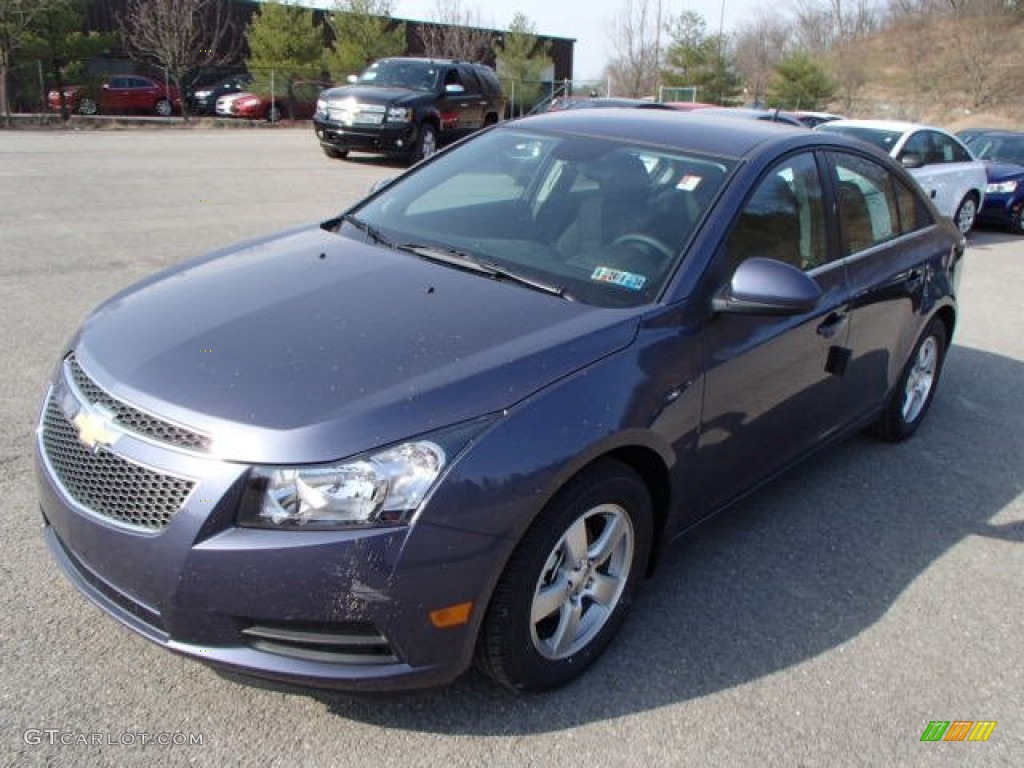 2013 Cruze LT - Atlantis Blue Metallic / Jet Black photo #4
