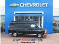Dark Blue Metallic 2012 Chevrolet Express 1500 Passenger Conversion Van