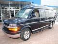 Dark Blue Metallic 2012 Chevrolet Express 1500 Passenger Conversion Van Exterior