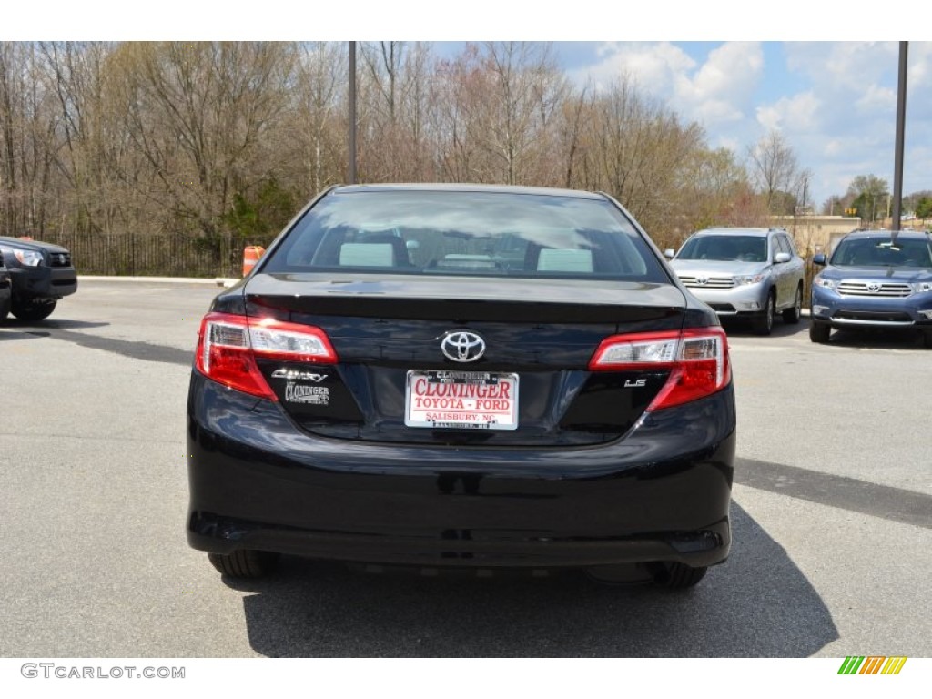 2013 Camry LE - Attitude Black Metallic / Ash photo #4