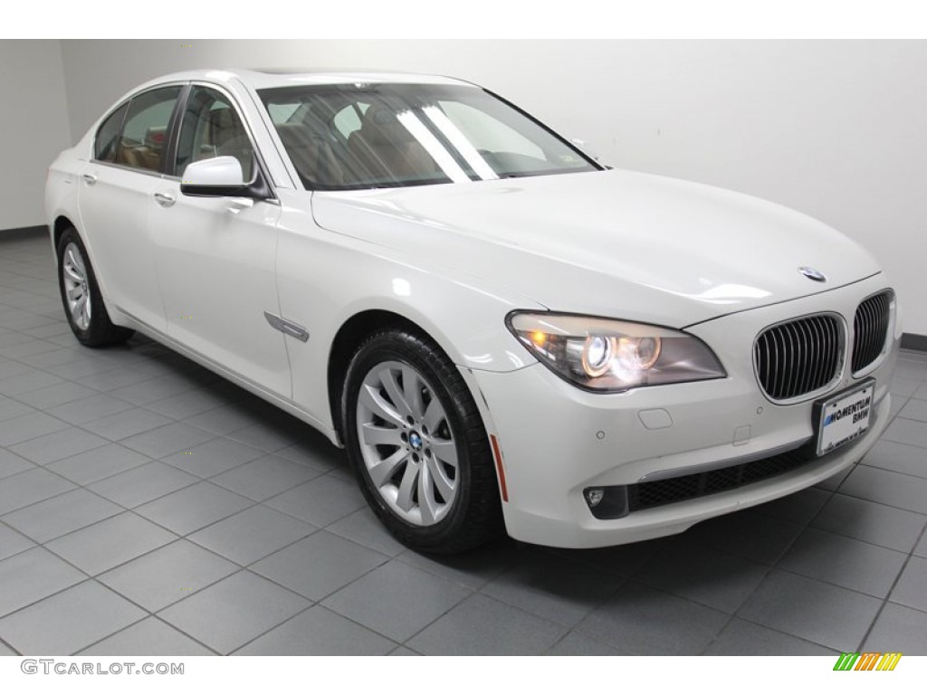 2011 7 Series 750i Sedan - Alpine White / Saddle/Black Nappa Leather photo #1