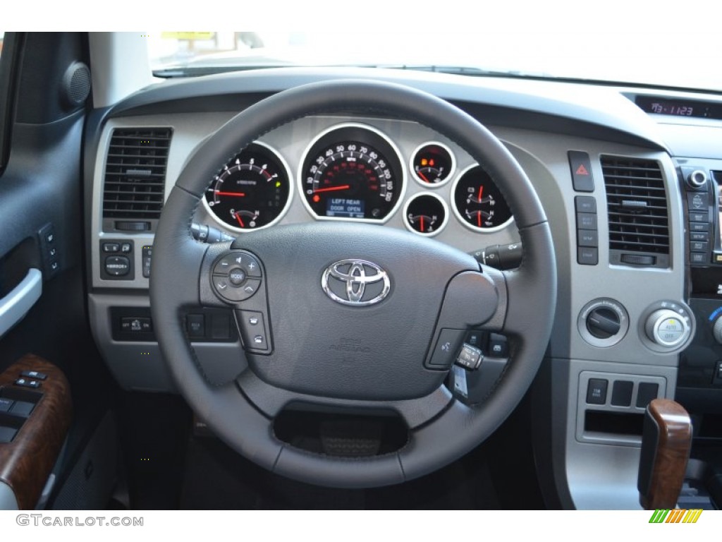 2013 Tundra Limited CrewMax 4x4 - Magnetic Gray Metallic / Graphite photo #25