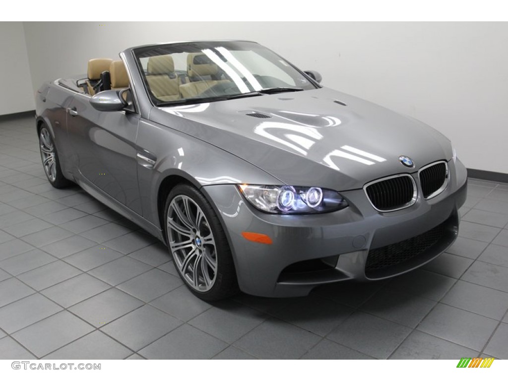 2011 M3 Convertible - Space Gray Metallic / Bamboo Beige Novillo Leather photo #1