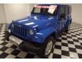 Cosmos Blue 2012 Jeep Wrangler Unlimited Sahara 4x4