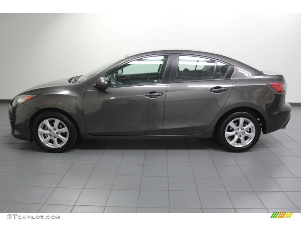 2010 MAZDA3 i Sport 4 Door - Metropolitan Gray Mica / Black photo #2