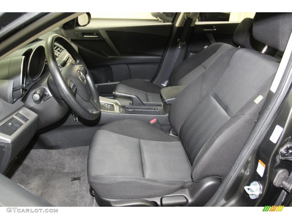 2010 MAZDA3 i Sport 4 Door - Metropolitan Gray Mica / Black photo #3