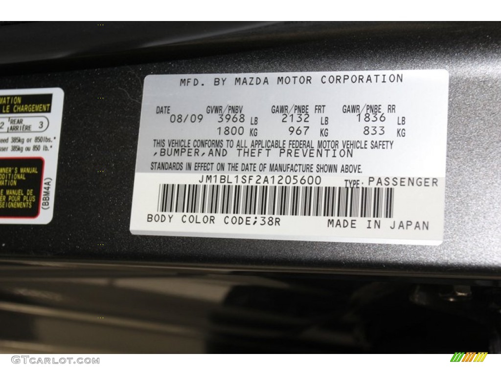 2010 MAZDA3 i Sport 4 Door - Metropolitan Gray Mica / Black photo #9
