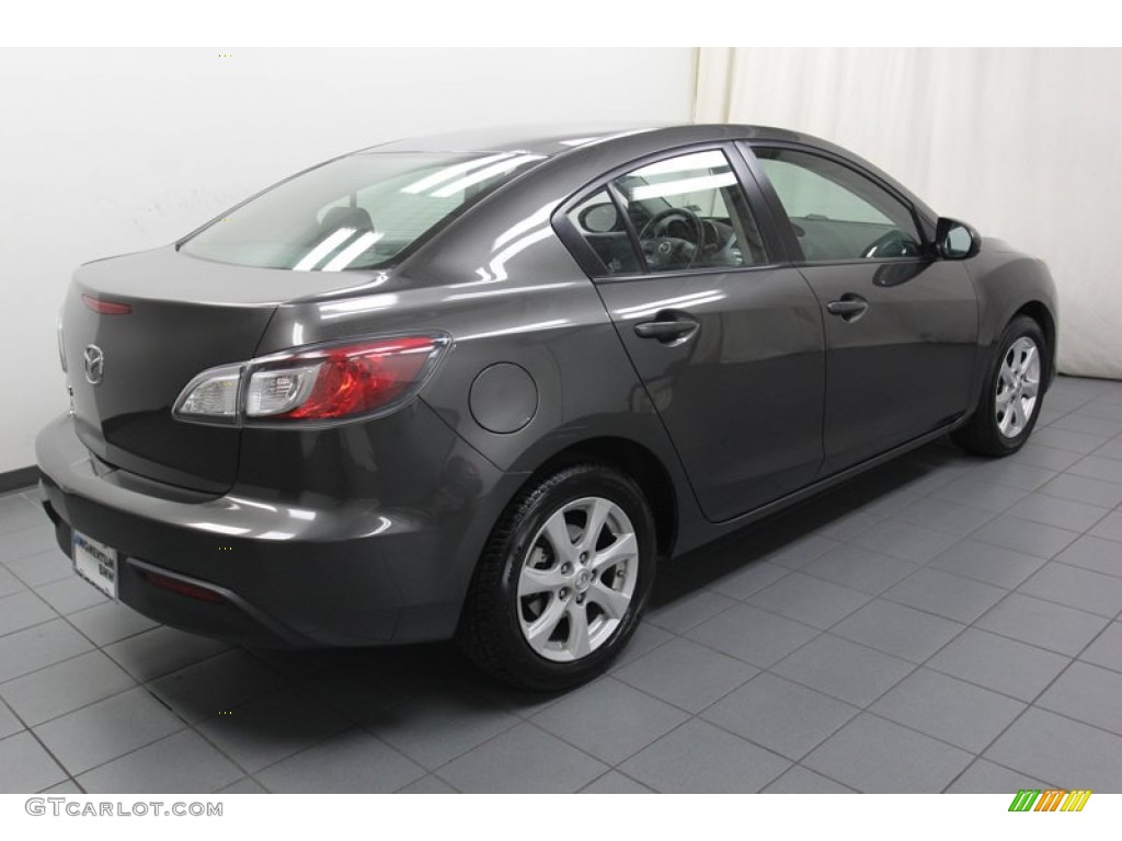 2010 MAZDA3 i Sport 4 Door - Metropolitan Gray Mica / Black photo #11