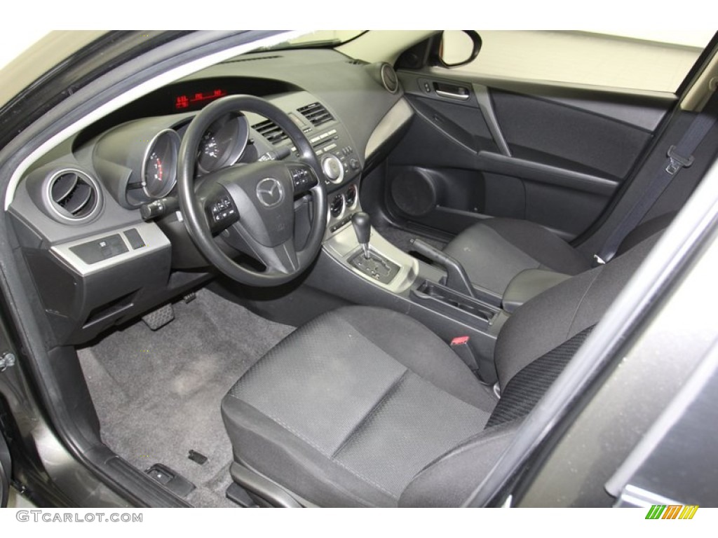 2010 MAZDA3 i Sport 4 Door - Metropolitan Gray Mica / Black photo #13