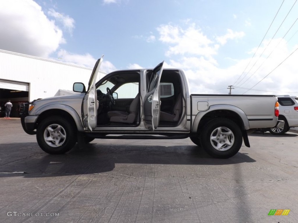 2004 Tacoma V6 PreRunner Double Cab - Lunar Mist Metallic / Charcoal photo #5