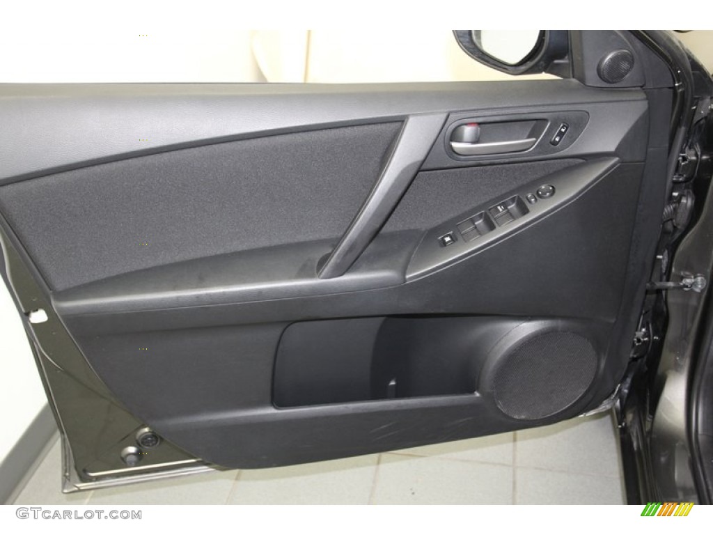 2010 MAZDA3 i Sport 4 Door - Metropolitan Gray Mica / Black photo #15