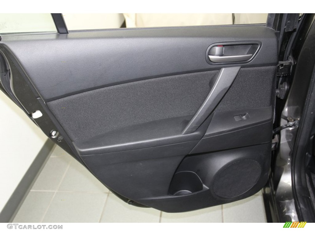 2010 MAZDA3 i Sport 4 Door - Metropolitan Gray Mica / Black photo #28