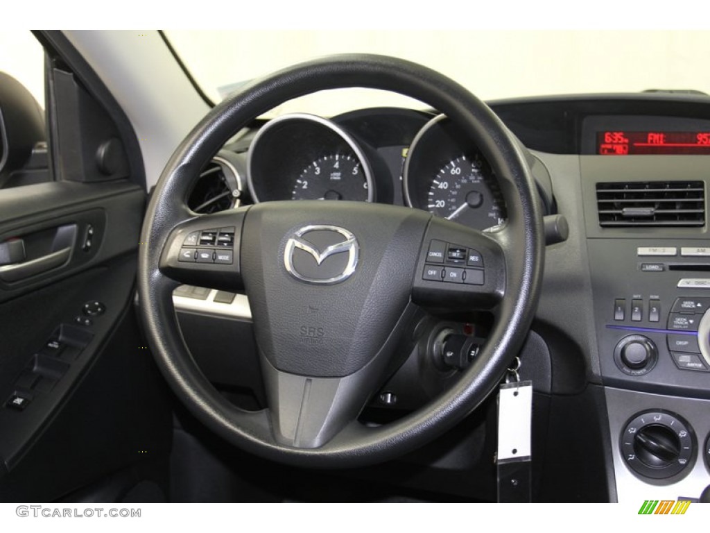 2010 MAZDA3 i Sport 4 Door - Metropolitan Gray Mica / Black photo #29