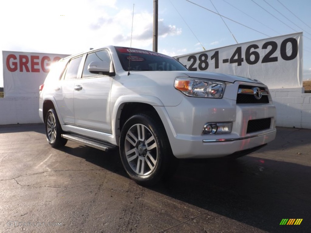 2010 4Runner Limited 4x4 - Blizzard White Pearl / Sand Beige photo #1