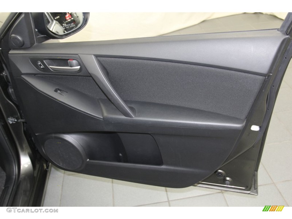 2010 MAZDA3 i Sport 4 Door - Metropolitan Gray Mica / Black photo #36