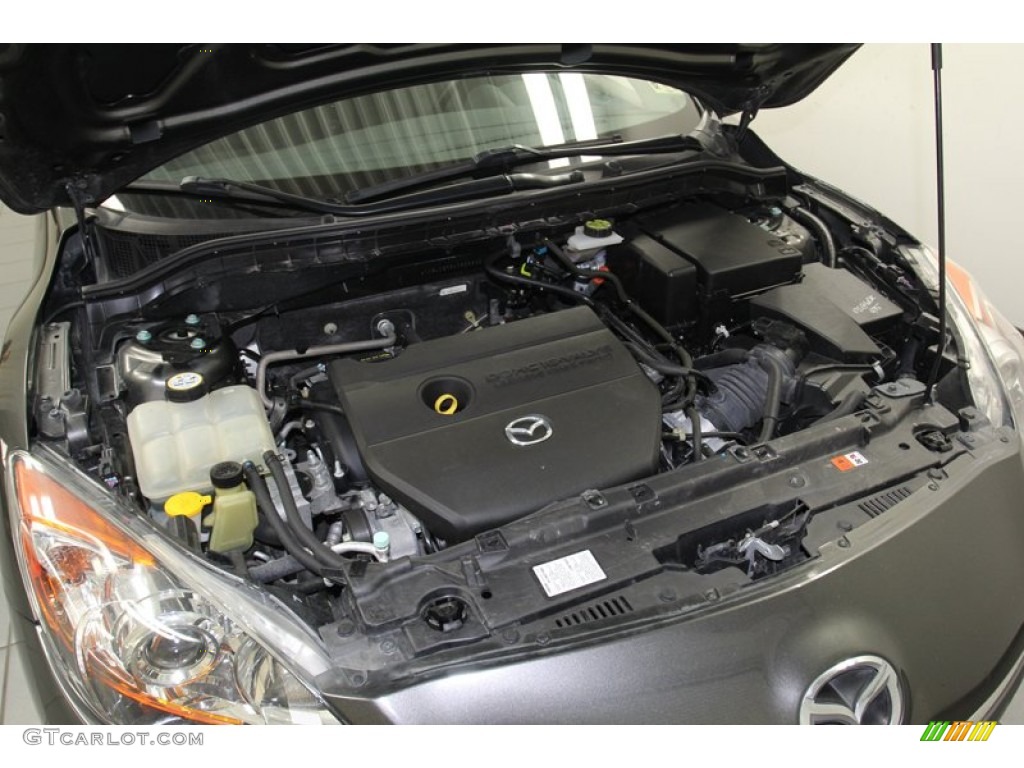 2010 MAZDA3 i Sport 4 Door - Metropolitan Gray Mica / Black photo #38