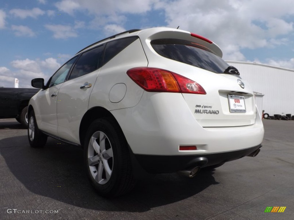 2009 Murano S - Glacier Pearl / Beige photo #6