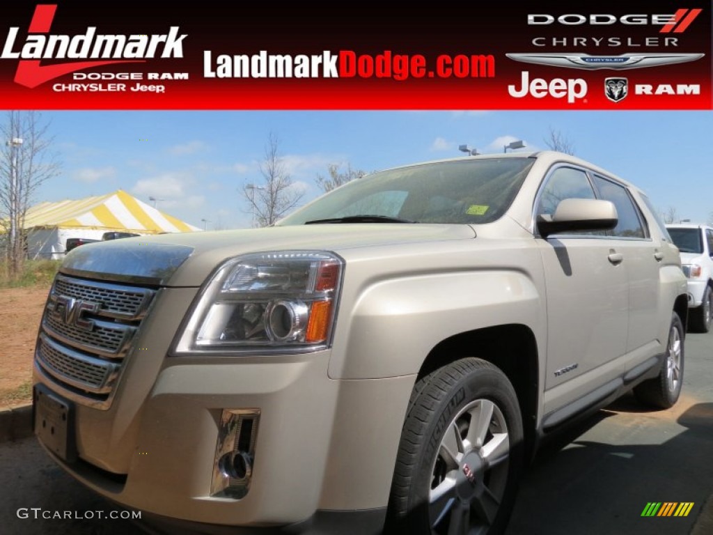 2010 Terrain SLE - Gold Mist Metallic / Jet Black photo #1