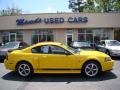 2004 Screaming Yellow Ford Mustang Mach 1 Coupe  photo #1