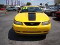 Screaming Yellow - Mustang Mach 1 Coupe Photo No. 3
