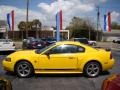 2004 Screaming Yellow Ford Mustang Mach 1 Coupe  photo #5